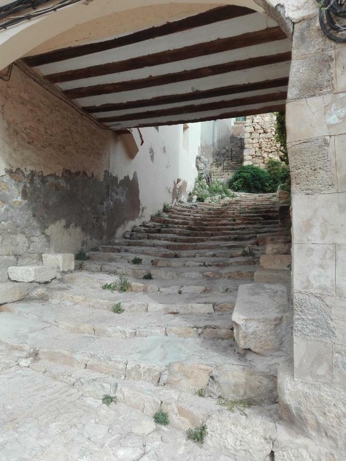 La Troya Pensionat Castellote Exteriör bild